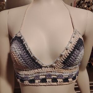 Handmade Crochet Halter Top